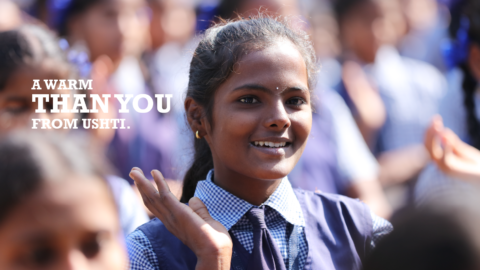 A warm thank you from Usthi