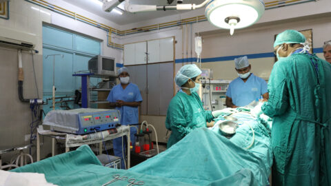 Operationssaal im Usthi Hospital